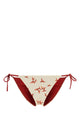 Fendi Printed Stretch Nylon Bikini Bottom