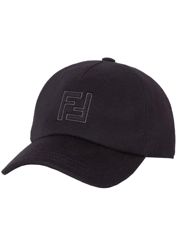 Fendi Wool And Cashmere Baseball Hat