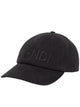 Fendi Black Cotton Baseball Cap