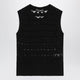 Dolce & Gabbana Sleeveless Openknit Cotton Top In Black