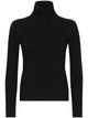 Dolce & Gabbana Black Cashmere Turtleneck Sweater