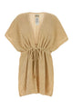 Fendi Sand Knit Poncho