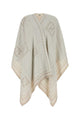 Fendi Embroidered Wool Cape