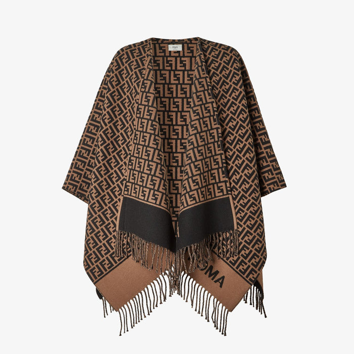 Fendi Ff Logo Poncho