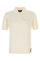 Fendi Ivory Viscose Polo Shirt