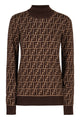 Fendi Embroidered Cotton Sweater