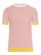Fendi Crew Neck Cotton And Silk Sweater