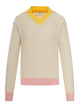 Fendi `Color Block Ff` Sweater