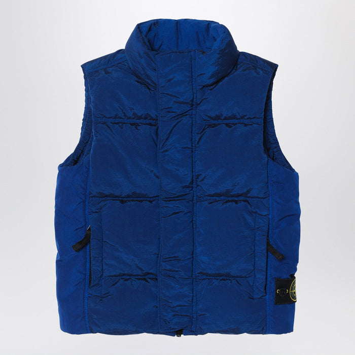 Stone Island Electric Blue Zip Gilet