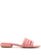 Gianvito Rossi Pink & Purple Leather Sandal