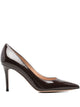 Gianvito Rossi Gianvito 85 Glossy Nappa Leather Pumps