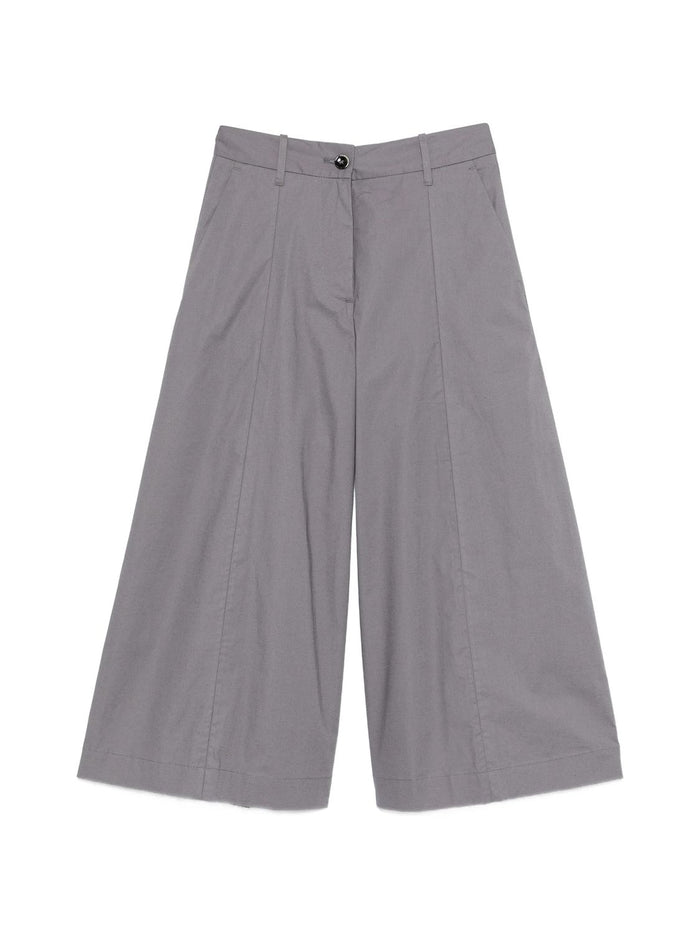 Nine In The Morning Fiammeta Iron Cotton Trousers