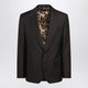 Dolce & Gabbana Brown Singlebreasted Wool Jacket