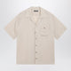 Dolce&Gabbana Écru Silk Bowling Shirt