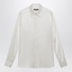Dolce & Gabbana Martini Silk Satin Shirt In White