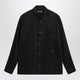 Dolce & Gabbana Hawaiifit Linen Shirt With Dg Hardware In Black