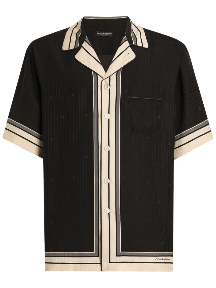 Dolce & Gabbana Black Silk Shirt
