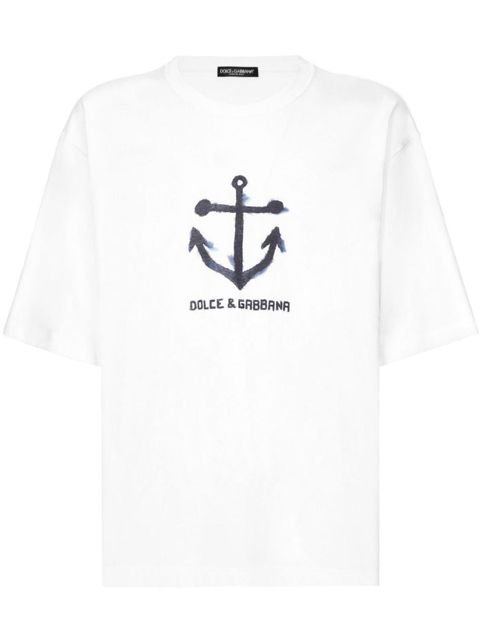 Dolce & Gabbana Cotton Crew-Neck T-Shirt