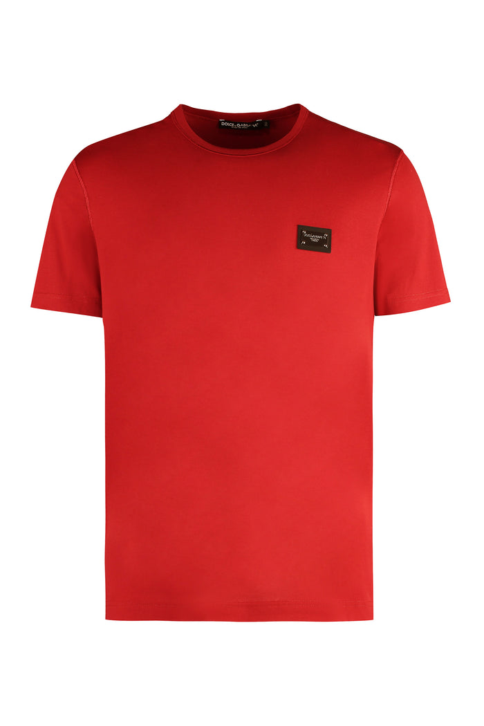 Dolce & Gabbana Cotton Crew-Neck T-Shirt