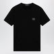 Dolce&Gabbana Cotton T-Shirt With Logo Plaque In Black