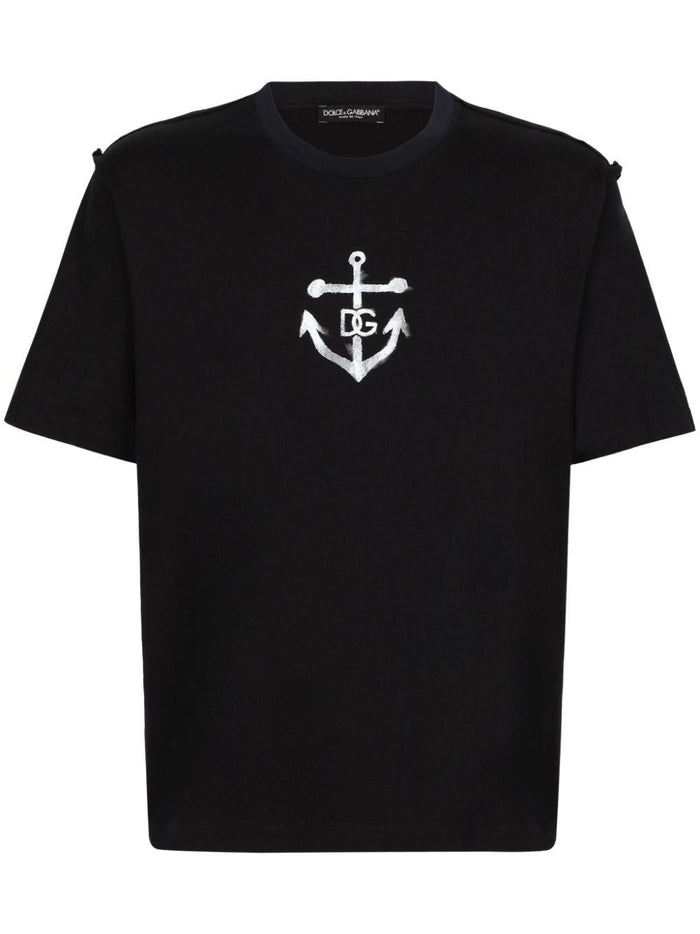 Dolce & Gabbana Cotton Crew-Neck T-Shirt