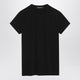 Dolce&Gabbana Black T-Shirt With Logo Embroidery