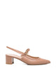 Gianvito Rossi "Allette" Calf Leatrher Low Heel Pump