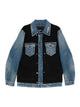 Dolce & Gabbana Blue Cotton Elastan Polyamide Polyester Jacket