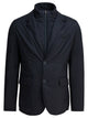 Herno Blue Wool Cashmere Jacket
