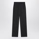 Max Mara  Midnight Blue Trousers In Cotton Denim Effect