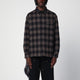 Destin  Check Pattern Wool And Cashmere Overshirt