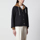 Herno Reversible Jacket Blue/Caramel In Cotton Gabardine