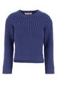 Marni Cerulean Cotton Blend Sweater