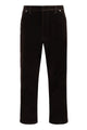 Prada Dark Brown Velvet Denim Pant