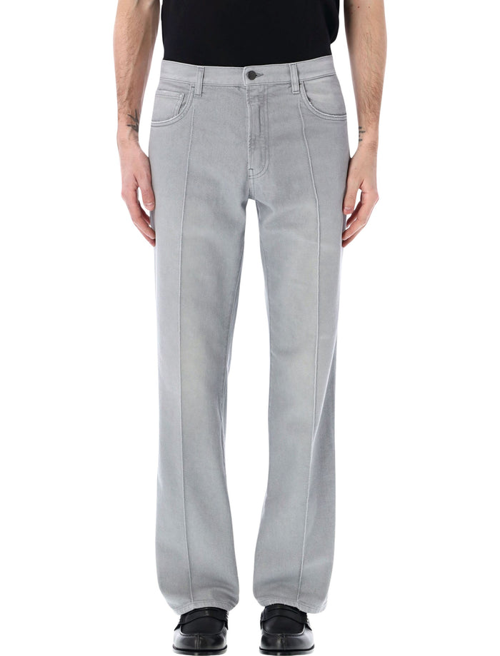 Prada Prada Five-Pocket Washed Denim Jeans
