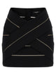 Balmain V-Shaped Waist Skirt