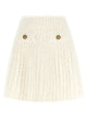 Balmain Plumetis Tweed Skirt
