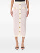 Balmain Balmain Buttoned Midi Skirt