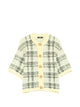 Balmain Yellow Green Polyamide Viscose Polyester Cotton Metallic Jacket