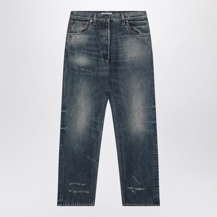 Prada Jeans In Washed Blue Denim