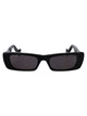 Gucci Black-Black-Grey Recycled Acetate Sunglasses