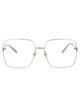 Gucci Silver Acetate Optical Glasses