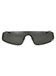 Gucci Silver Silver Grey Metal Sunglasses