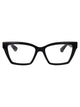 Gucci Black-Black-Transparent Injected Glasses
