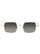 Gucci Gold-Gold-Grey Metal Sunglasses