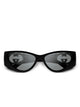 Gucci Black-Black-Grey Injection Sunglasses