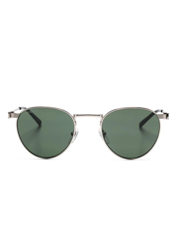 Gucci Sunglasses  Gg1875s 002 Silver Silver Green 48/21/145