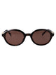 Gucci Havana-Havana-Brown Acetate Sunglasses
