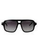 Gucci Black-Black-Grey Acetate Sunglasses