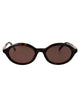 Gucci Havana-Havana-Brown Acetate Sunglasses